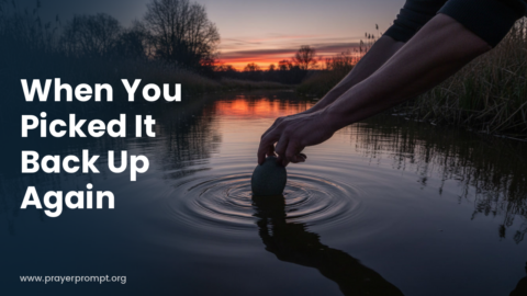 Night Prayer for September 9, 2026: When You Picked It Back Up Again