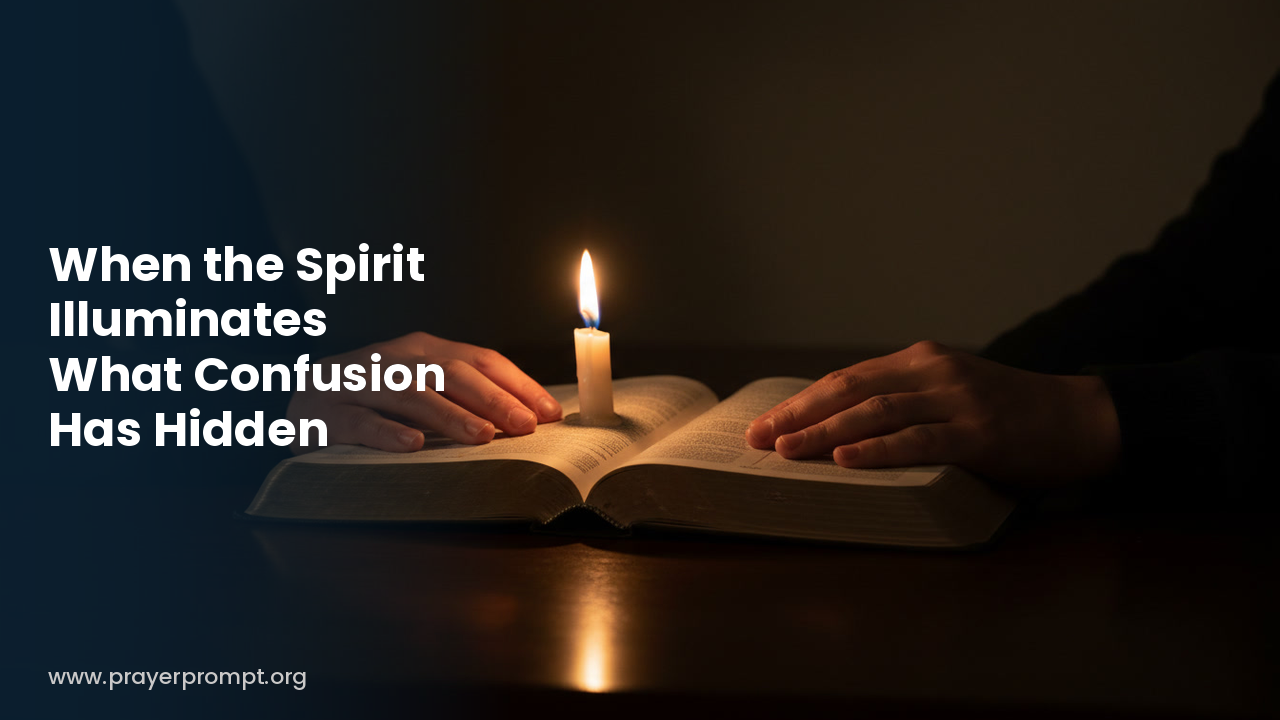 Night Prayer for September 18, 2026: When the Spirit Illuminates What Confusion Has Hidden