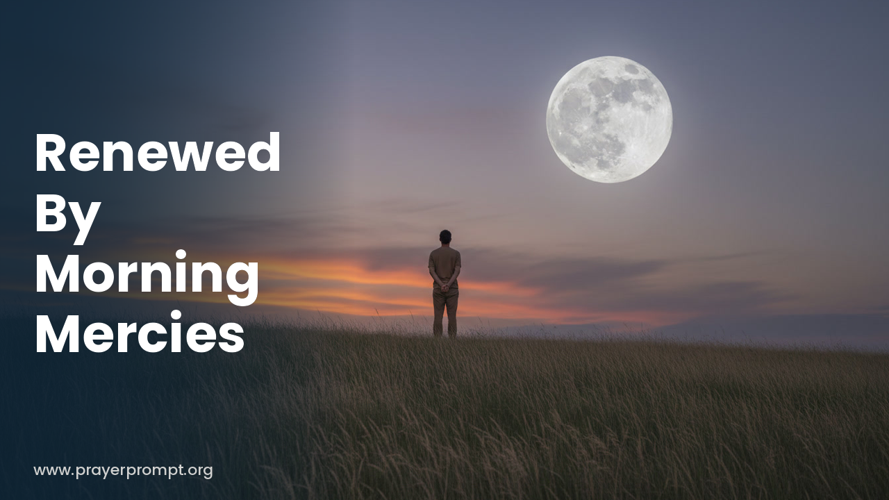 Night Prayer for September 23, 2026: Renewed by Morning Mercies