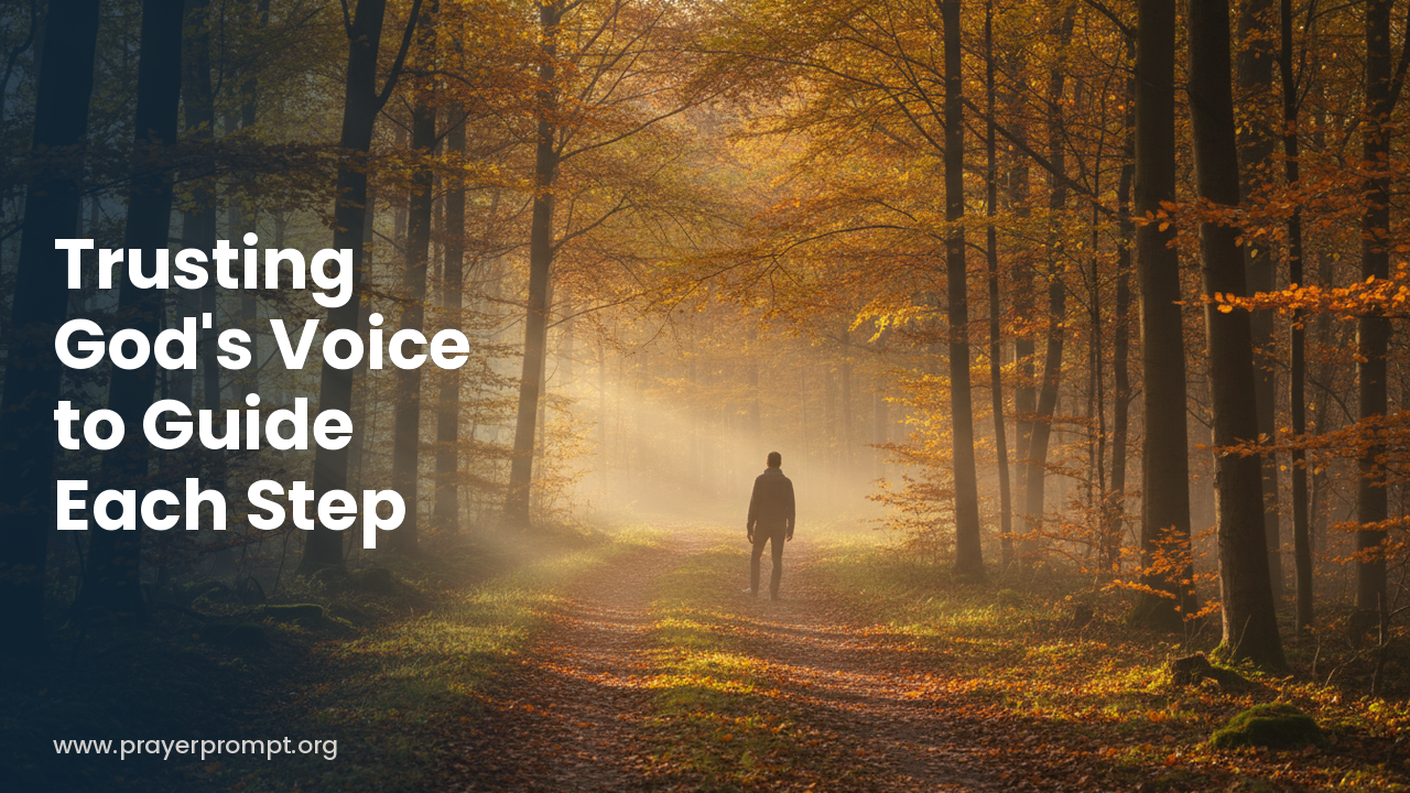 Daily Prayer for September 22, 2026: Trusting God’s Voice to Guide Each Step