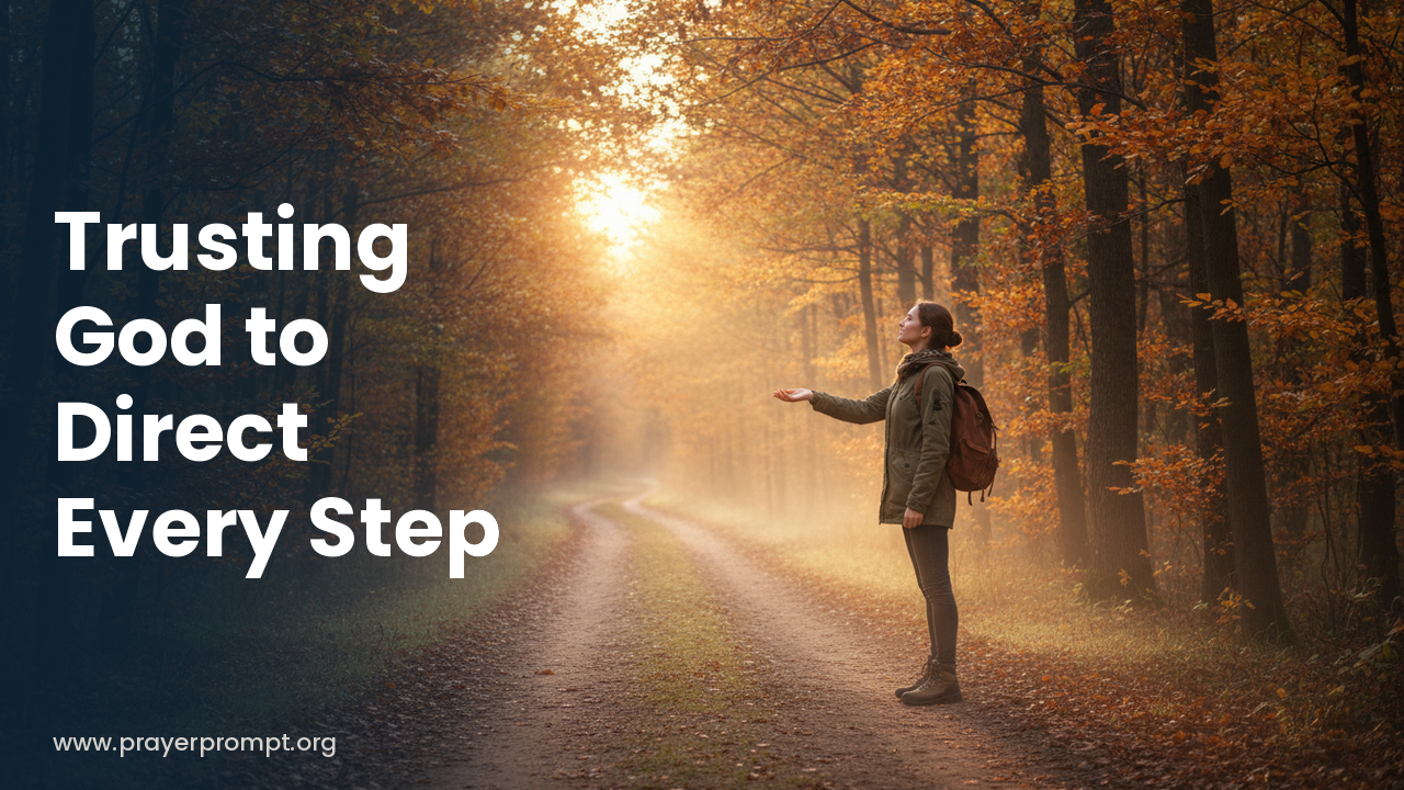 Daily Prayer for September 21, 2026: Trusting God to Direct Every Step