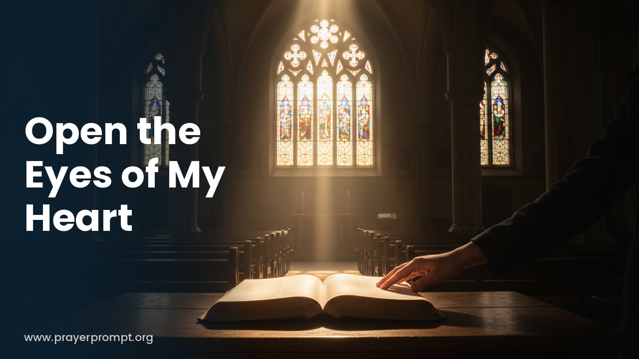 Daily Prayer for September 14, 2026: Open the Eyes of My Heart