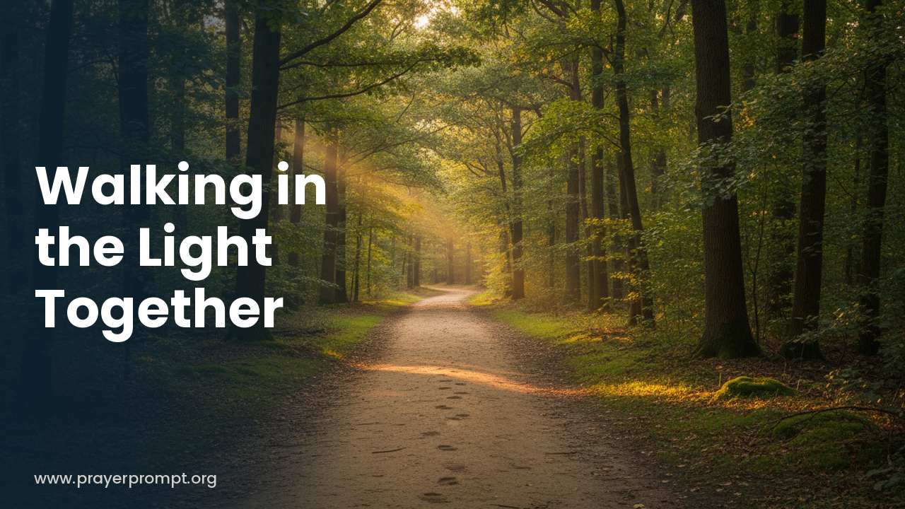 Night Prayer for September 26, 2026: Walking in the Light Together