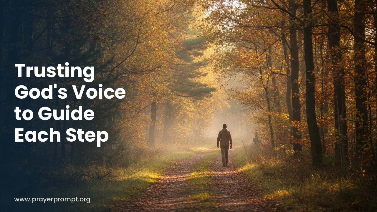 Daily Prayer for September 22, 2026: Trusting God’s Voice to Guide Each Step