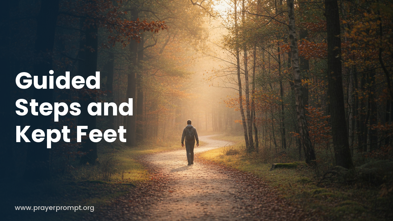 Night Prayer for September 24, 2026: Guided Steps and Kept Feet
