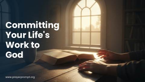 Daily Prayer for September 5, 2026: Committing Your Life’s Work to God