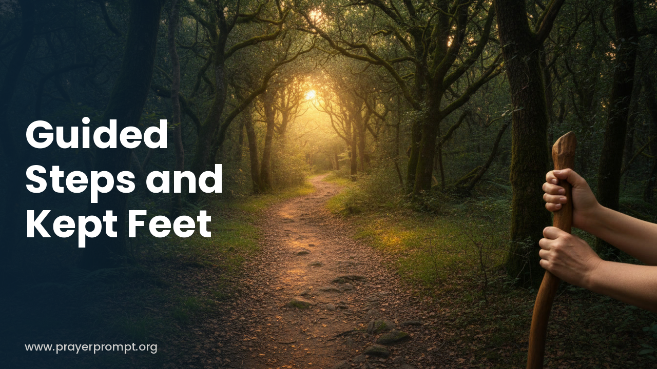Night Prayer for September 24, 2026: Guided Steps and Kept Feet