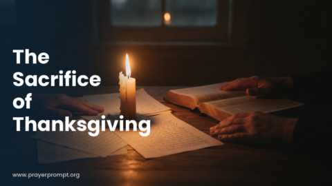 Night Prayer for October 9, 2026: The Sacrifice of Thanksgiving
