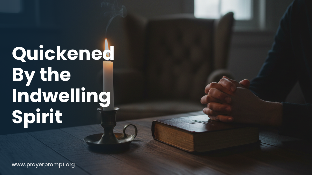 Night Prayer for October 3, 2026: Quickened by the Indwelling Spirit