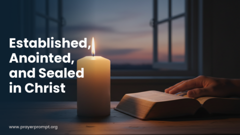 Night Prayer for October 30, 2026: Established, Anointed, and Sealed in Christ