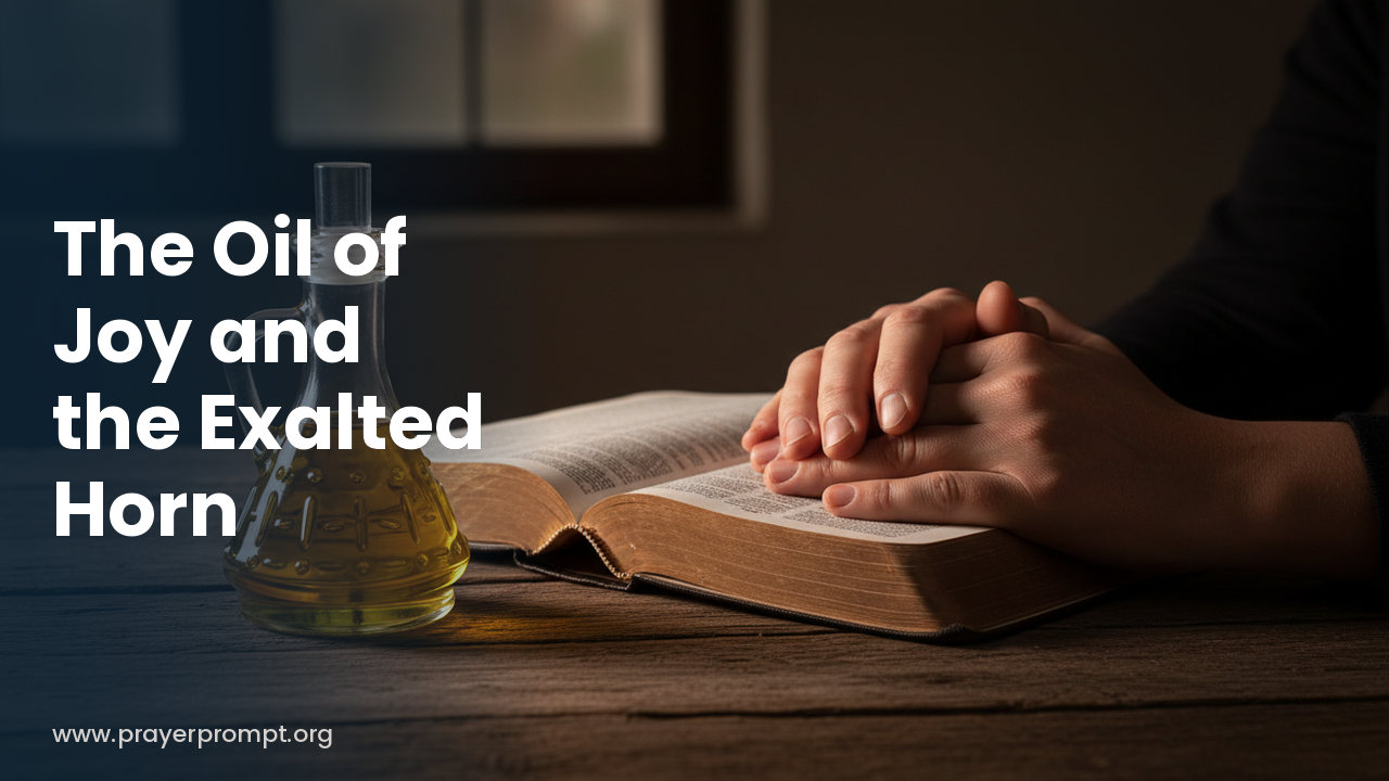 Night Prayer for October 31, 2026: The Oil of Joy and the Exalted Horn