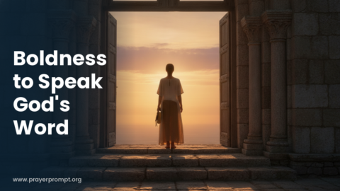 Daily Prayer for October 17, 2026: Boldness to Speak God’s Word