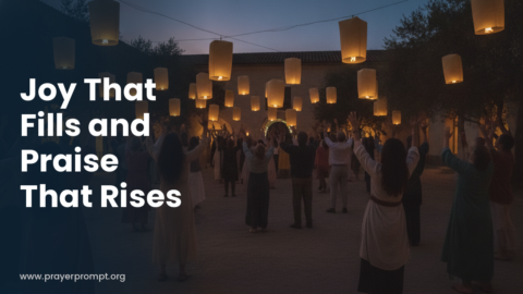 Night Prayer for October 10, 2026: Joy That Fills and Praise That Rises
