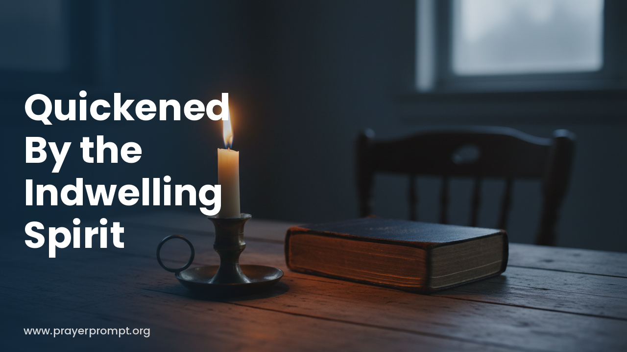 Night Prayer for October 3, 2026: Quickened by the Indwelling Spirit