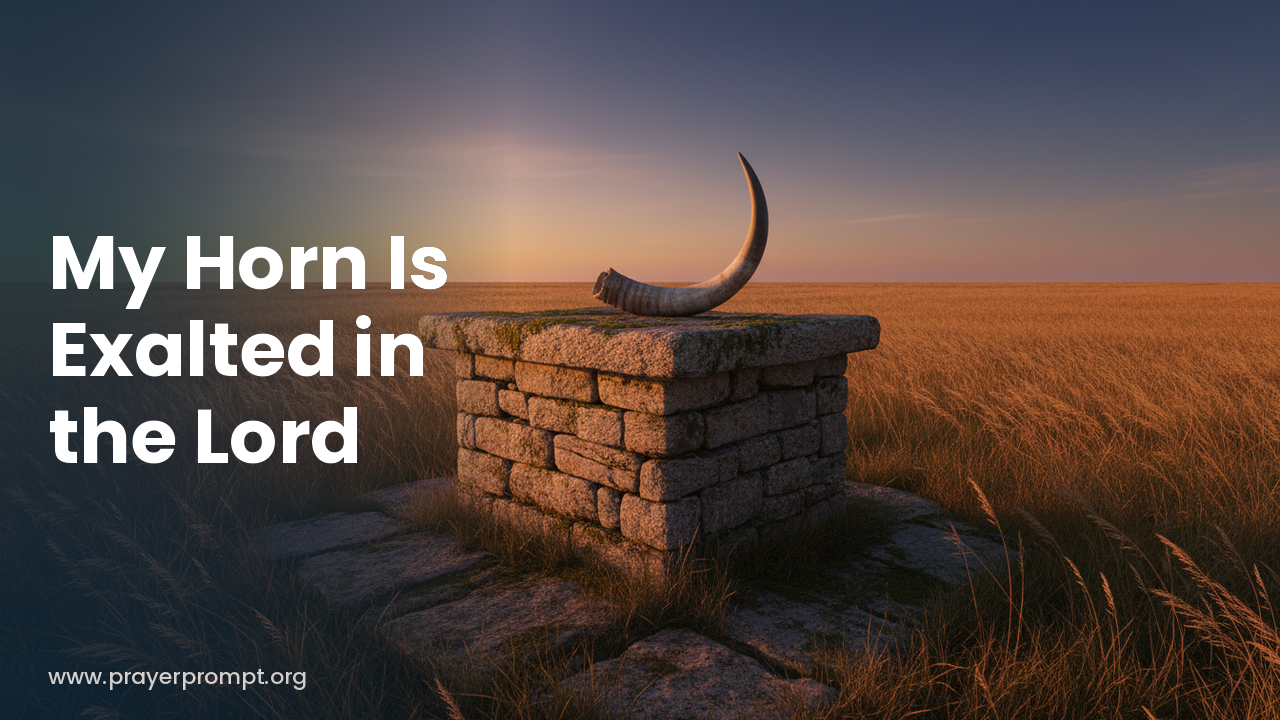Night Prayer for October 26, 2026: My Horn Is Exalted in the Lord