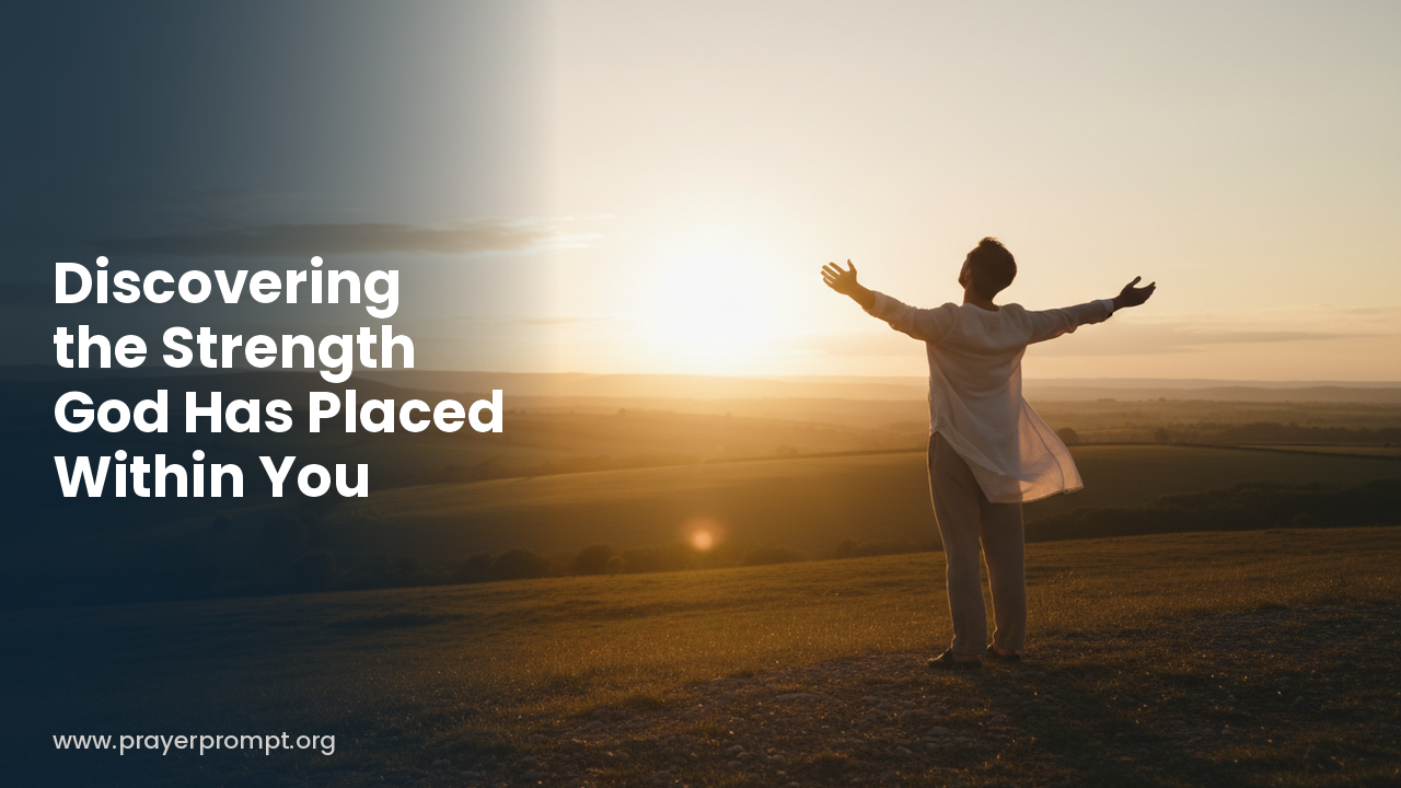 Daily Prayer for October 28, 2026: Discovering the Strength God Has Placed Within You
