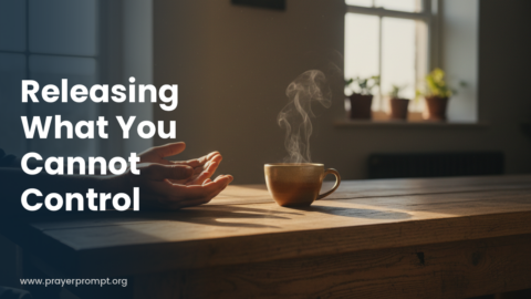 Daily Prayer for October 24, 2026: Releasing What You Cannot Control