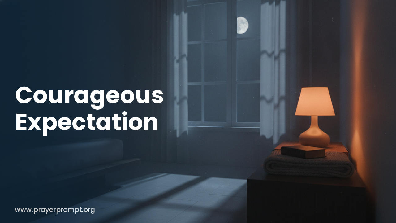Night Prayer for October 16, 2026: Courageous Expectation
