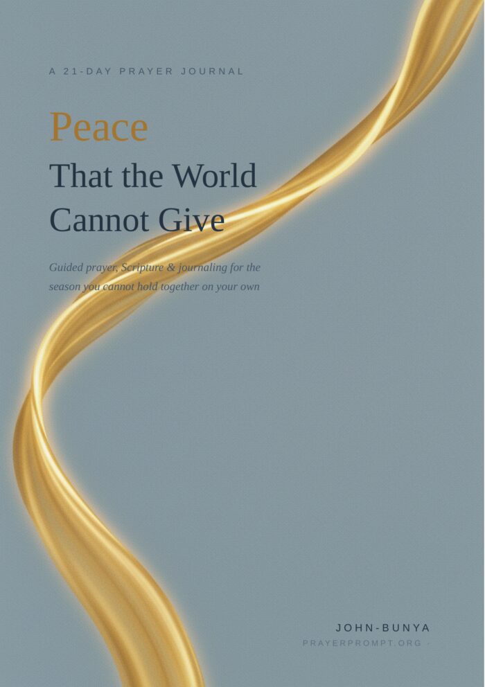 Peace That the World Cannot Give &mdash; 21-Day Prayer Journal cover