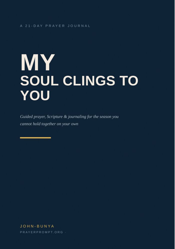 My Soul Clings to You &mdash; 21-Day Prayer Journal cover