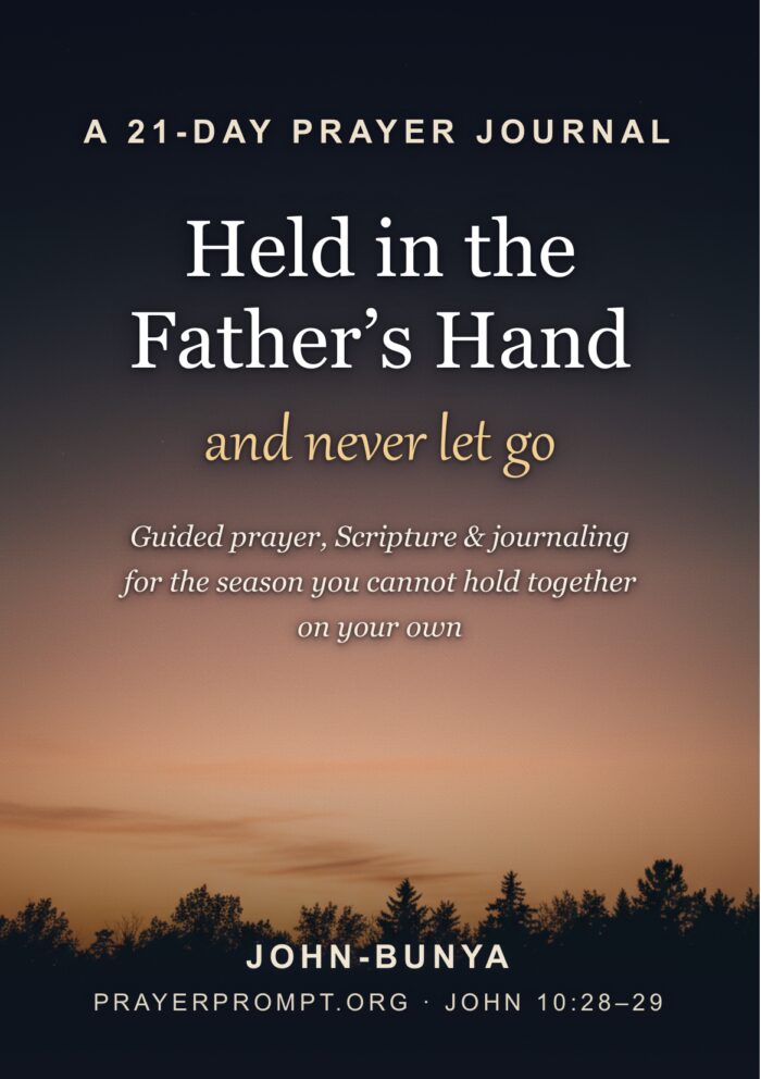 Held in the Father’s Hand &mdash; 21-Day Prayer Journal cover