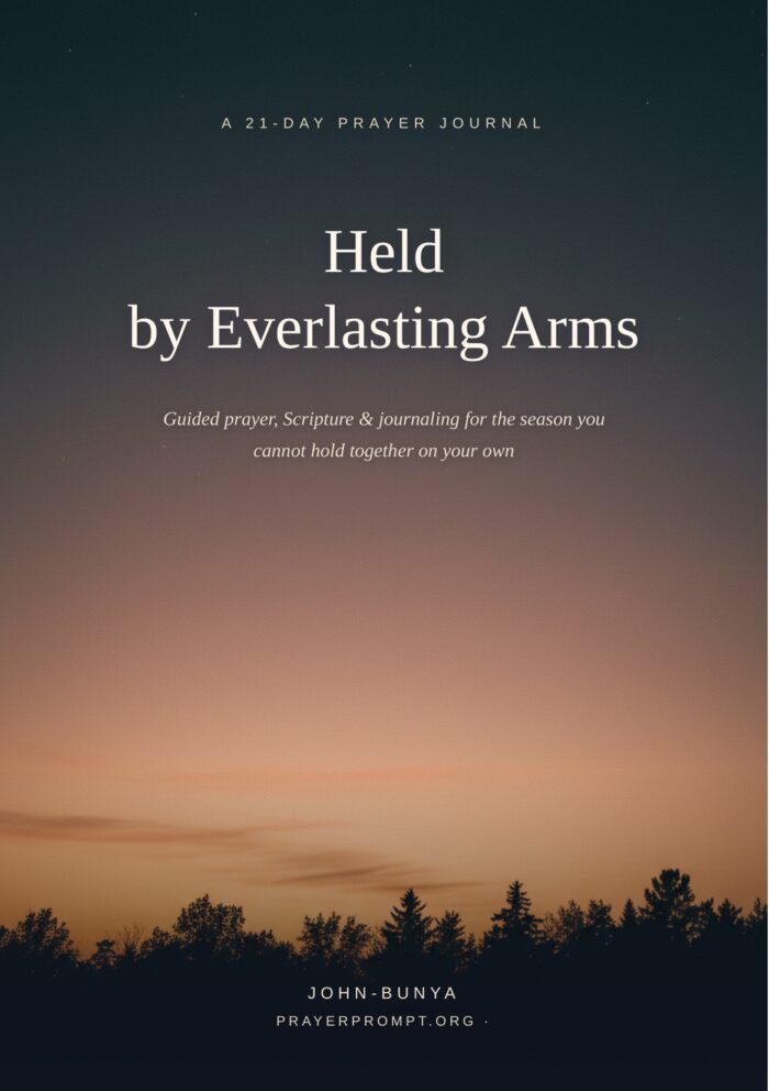 Held by Everlasting Arms — 21-Day Prayer Journal cover