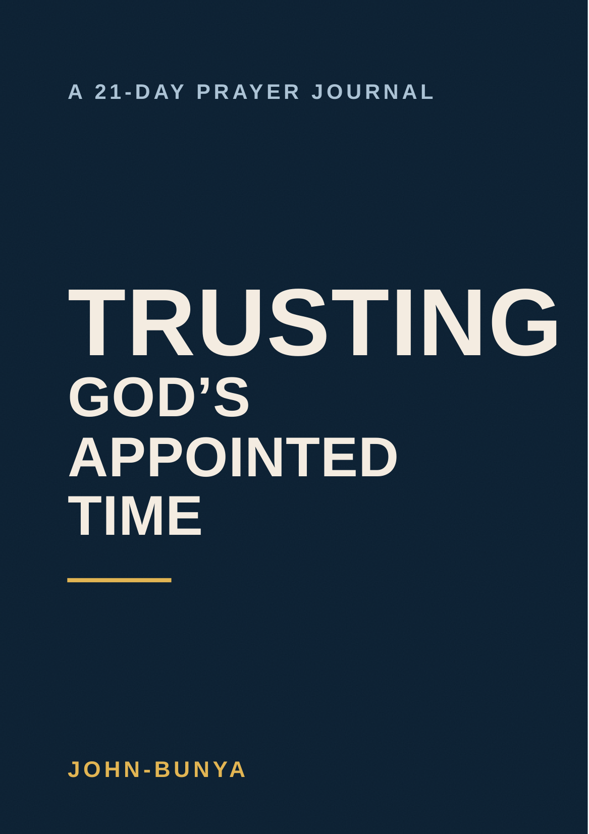 Trusting God’s Appointed Time