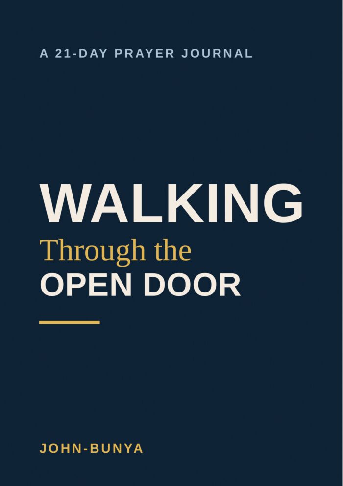 Walking Through the Open Door — 21-Day Prayer Journal cover