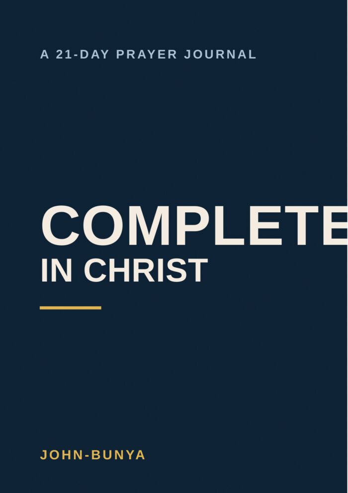 Complete in Christ — 21-Day Prayer Journal cover