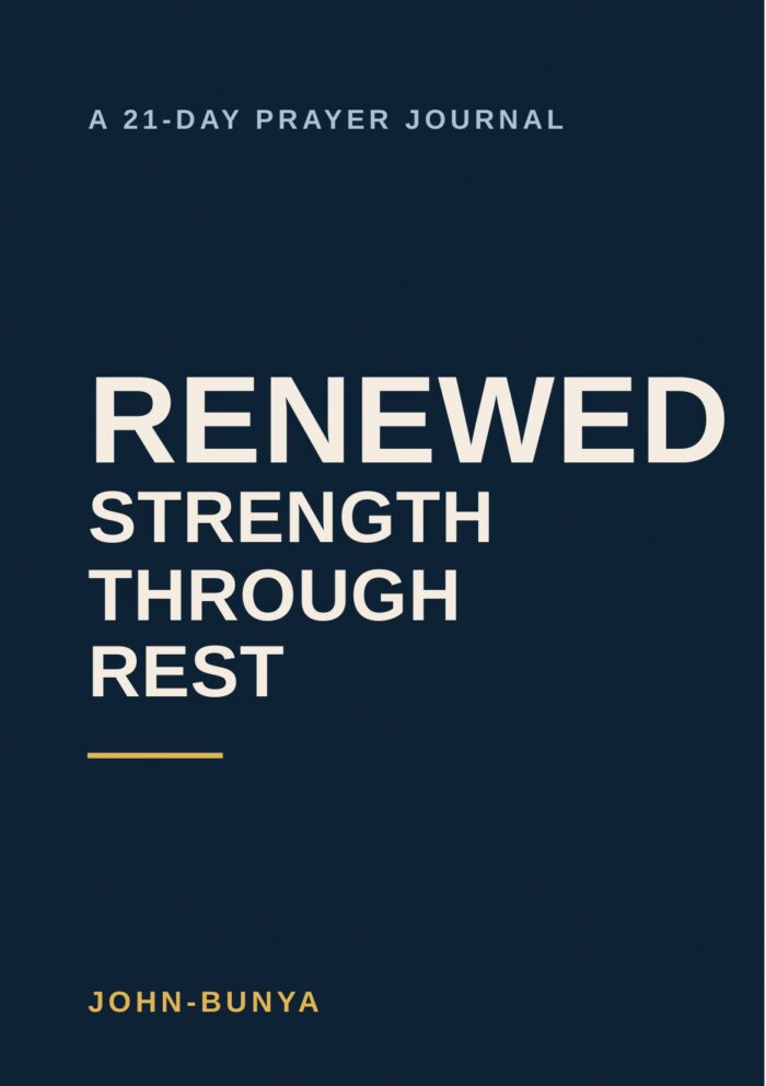 Renewed Strength Through Rest — 21-Day Prayer Journal cover
