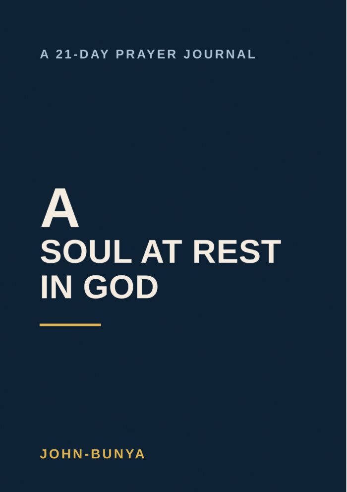 A Soul at Rest in God — 21-Day Prayer Journal cover