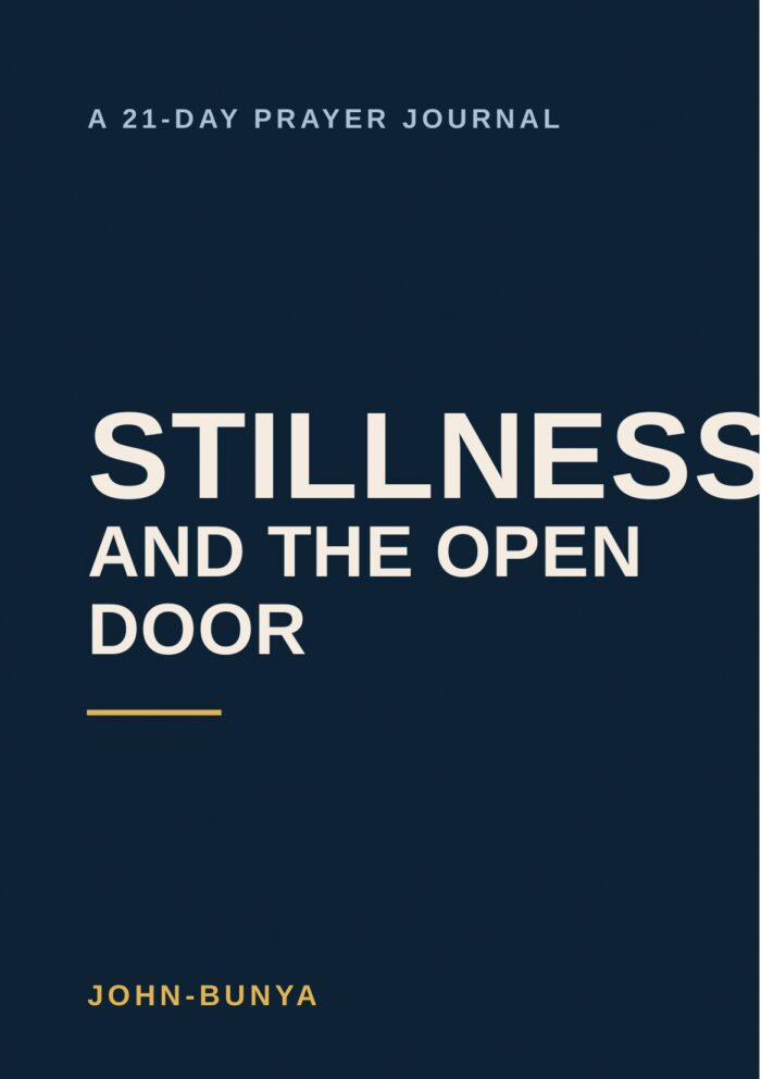 Stillness and the Open Door &mdash; 21-Day Prayer Journal cover