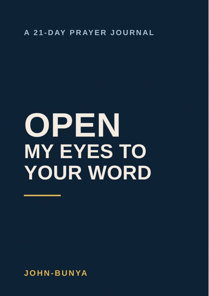 Open My Eyes to Your Word &mdash; 21-Day Prayer Journal cover
