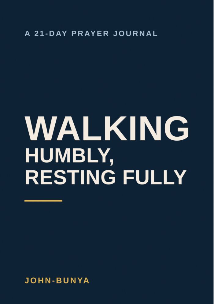 Walking Humbly, Resting Fully — 21-Day Prayer Journal cover