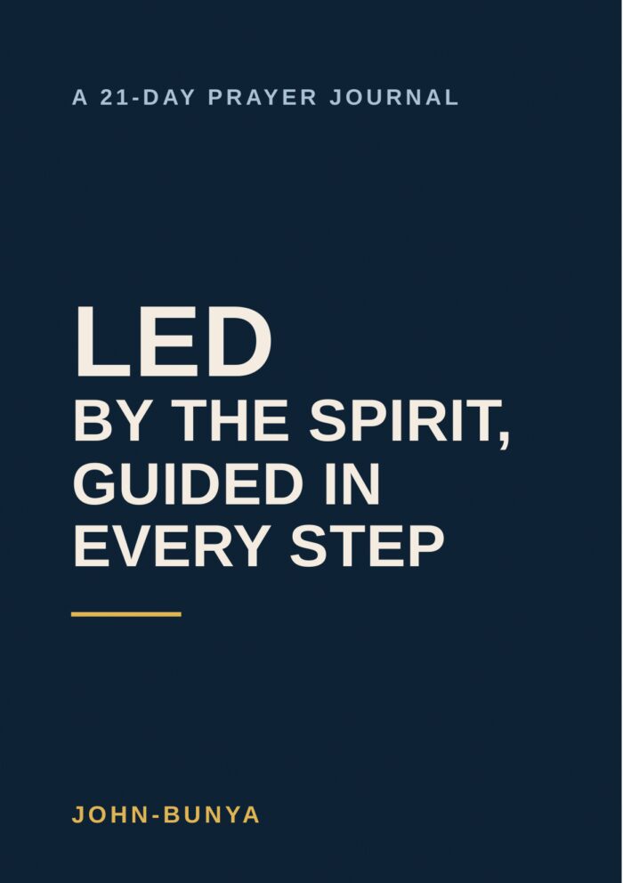 Led by the Spirit, Guided in Every Step &mdash; 21-Day Prayer Journal cover