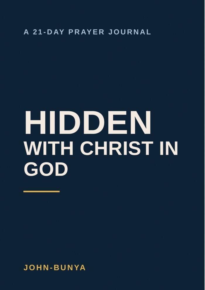 Hidden with Christ in God — 21-Day Prayer Journal cover
