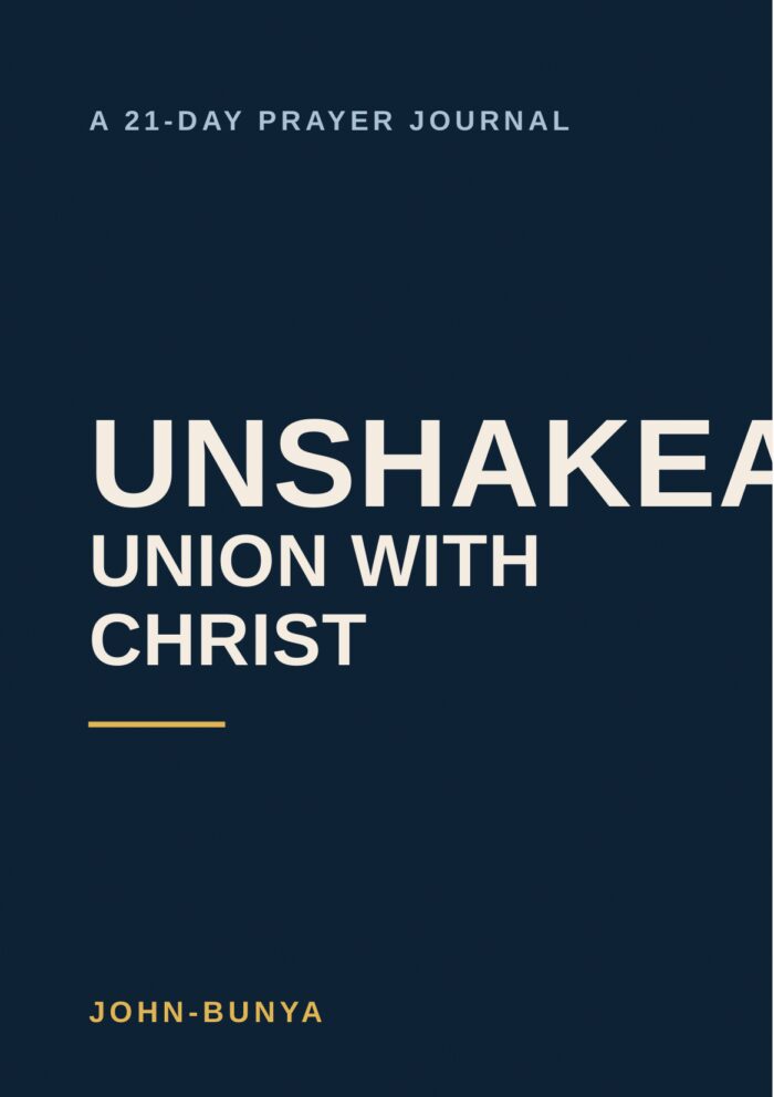 Unshakeable Union with Christ — 21-Day Prayer Journal cover