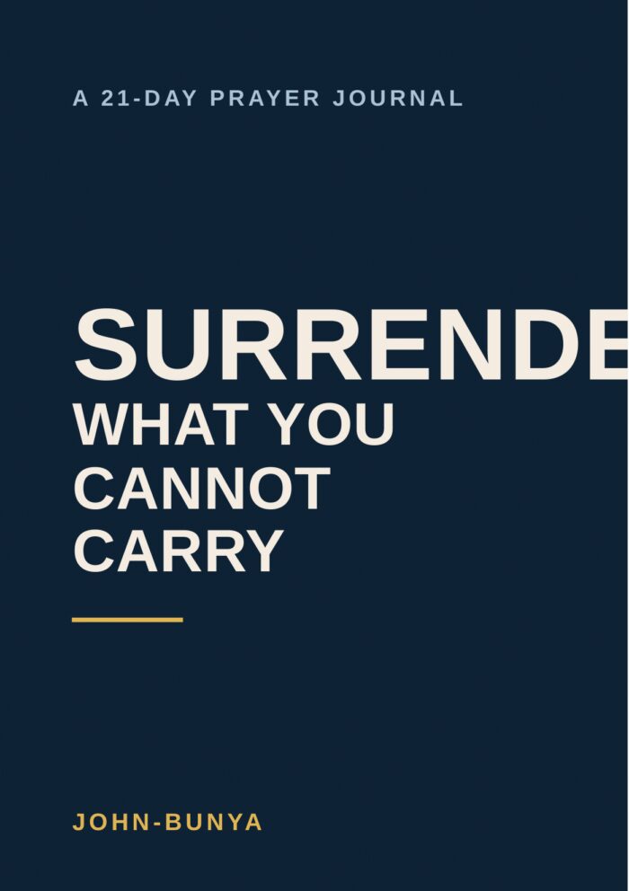Surrendering What You Cannot Carry — 21-Day Prayer Journal cover