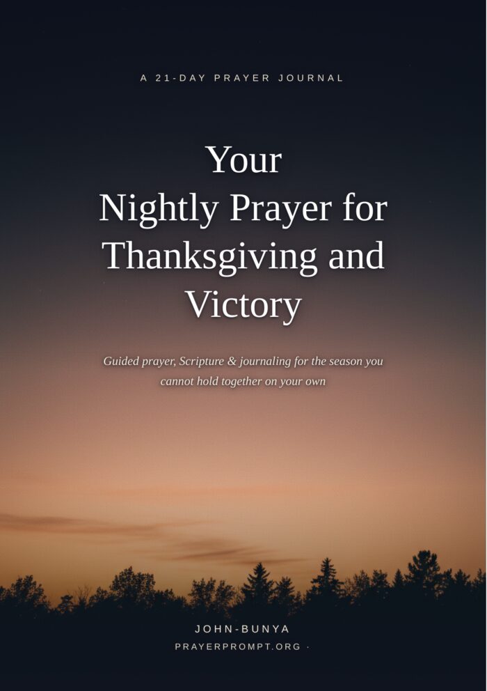 Your Nightly Prayer for Thanksgiving and Victory — 21-Day Prayer Journal cover